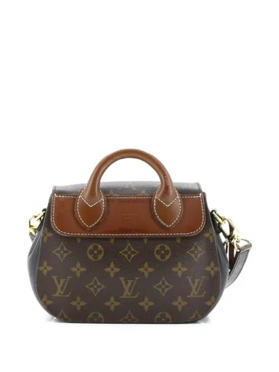 Pre-owned Louis Vuitton Eden Handbag Monogram Canvas Pm Crossbody Bag In Brown