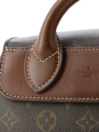 Pre-owned Louis Vuitton Eden Handbag Monogram Canvas Pm Crossbody Bag In Brown