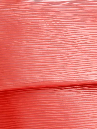 Pre-owned Louis Vuitton Cluny Top Handle Bag Epi Leather Bb Satchel In Red