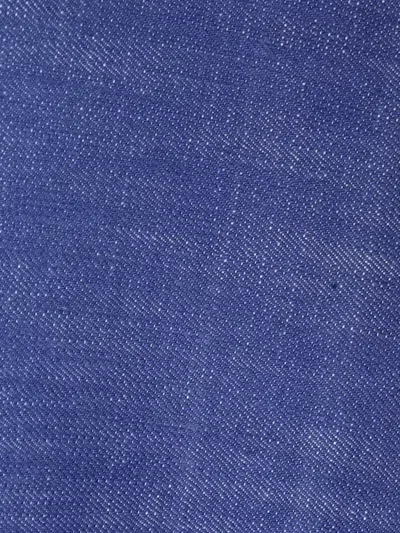 Pre-owned Chanel Boy Flap Bag Chevron Denim New Medium Shoulder Bag In Blue