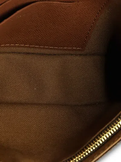 Pre-owned Louis Vuitton Ivy Wallet On Chain Monogram Canvas Shoulder Bag In Brown