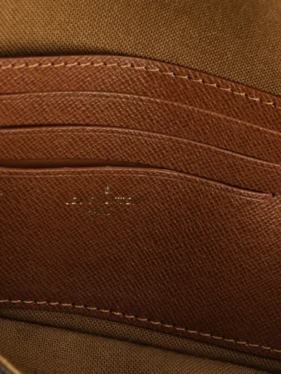 Pre-owned Louis Vuitton Ivy Wallet On Chain Monogram Canvas Shoulder Bag In Brown