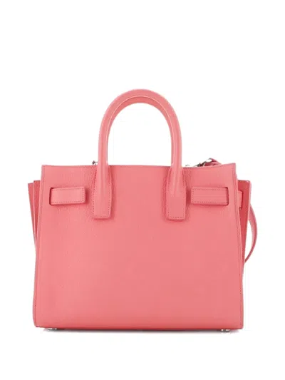 Pre-owned Saint Laurent Sac De Jour Nm Bag Leather Nano Tote Bag In Pink