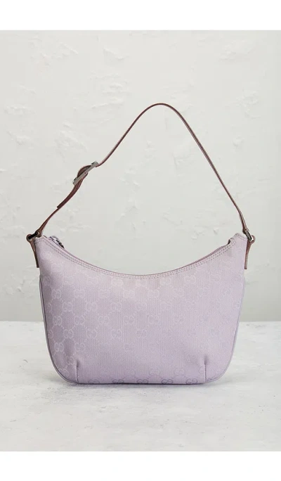 Fwrd Renew Gucci Pochette Shoulder Bag In Purple