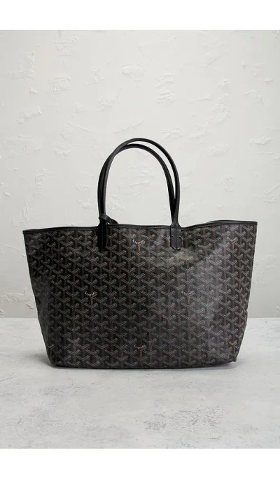 Fwrd Renew Goyard Anjou Reversible Pm Tote Bag In Black