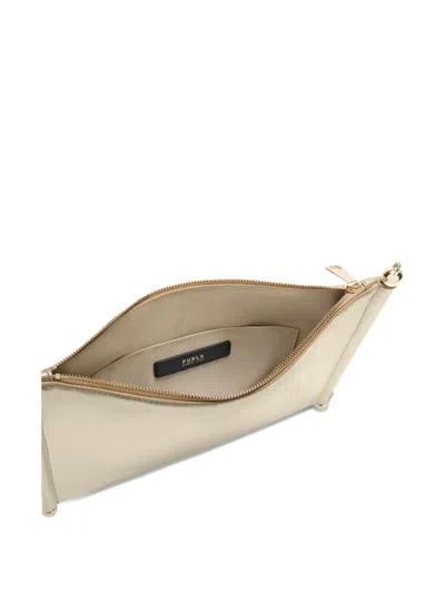 Furla Sfera Soft Shoulder Bag In Gold