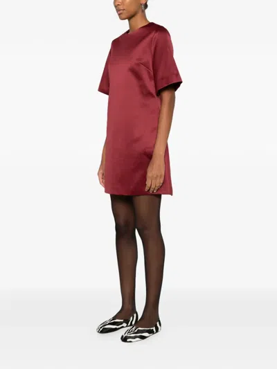 By Malene Birger Harperz Short-sleeve Mini Dress In Red