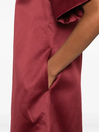 By Malene Birger Harperz Short-sleeve Mini Dress In Red