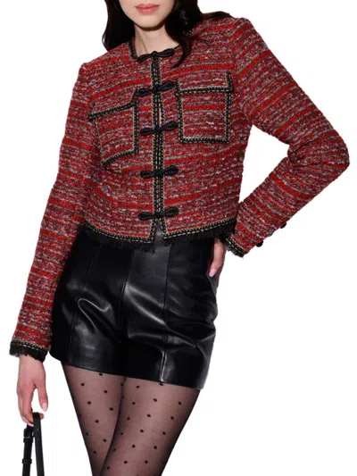 Walter Baker Women's Naomi Duffle-style Tweed Jacket