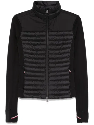 Moncler Grenoble Womens Hybrid Cardigan In Black