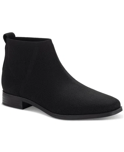 Style & Co Women's Barriee Round Toe Booties, Created For Macy's In Black