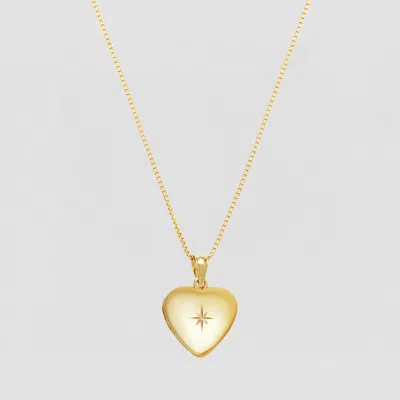 Skf The Ornate Photo Locket In Gold