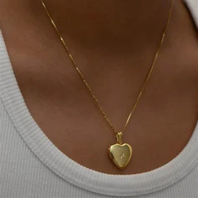 Skf The Ornate Photo Locket In Gold