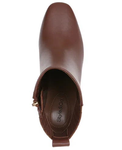 Style & Co Women's Hutchh Square Toe Ankle Booties, Macy's Exclusive In Multi