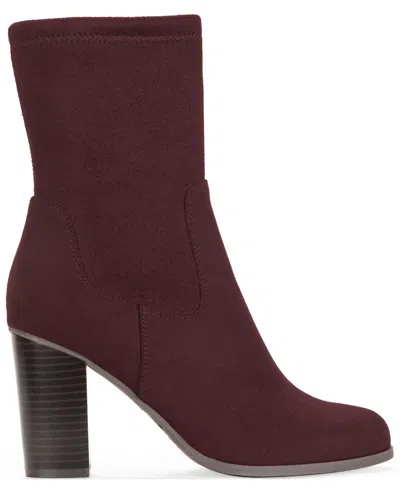 Style & Co Women's Anitaa Stretch Regular Calf Booties, Macy's Exclusive In Multi