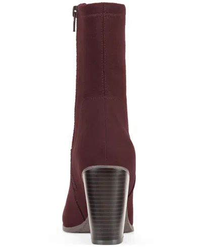 Style & Co Women's Anitaa Stretch Regular Calf Booties, Macy's Exclusive In Multi