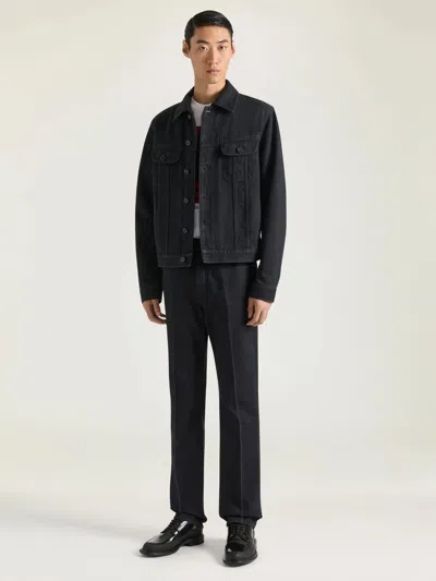 Givenchy Straight Fit Jeans With Crease Effect In Black