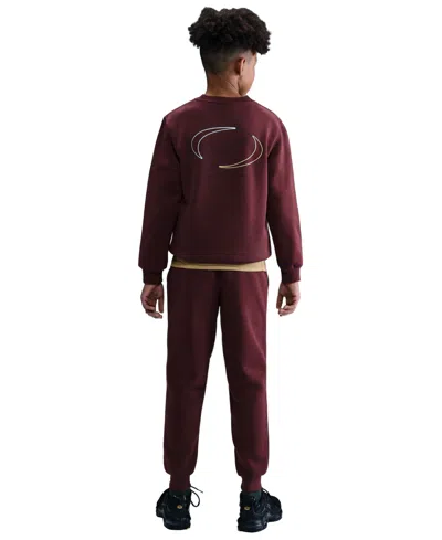 Nike Sportswear Kids 7-20 Club Fleece Joggers In Burgundy