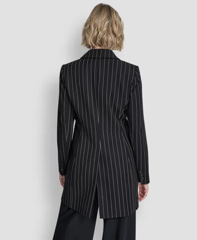 Dkny Women's One-button Notch Collar Jacket In Black