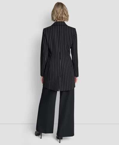 Dkny Women's One-button Notch Collar Jacket In Black