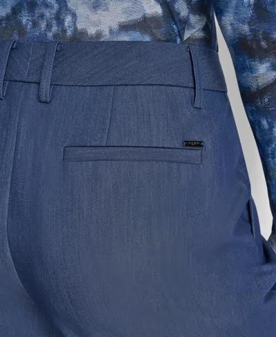 Dkny Women's Pintuck Fit And Flare Pants In Blue