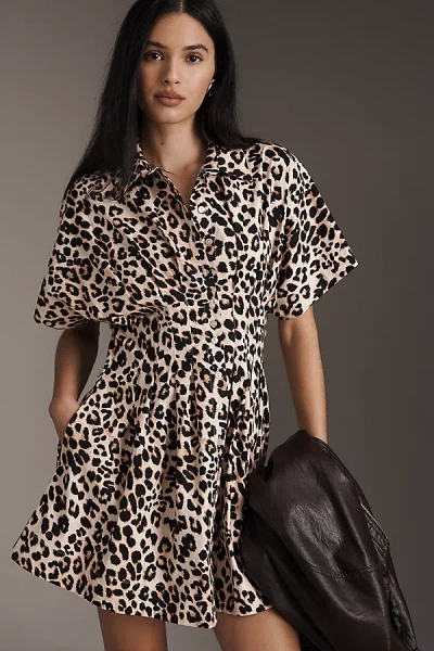 Exquise The Tobie Mini Shirt Dress By  In Multi