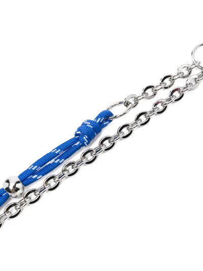 Maje Chain Hone Keyring In Metallic