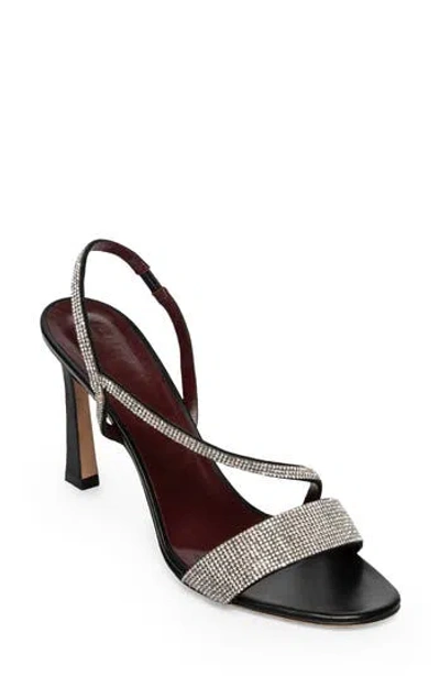 Staud Rhinestone Nadja Sandal In Black
