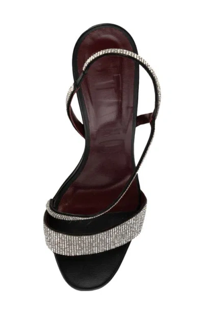 Staud Rhinestone Nadja Sandal In Black