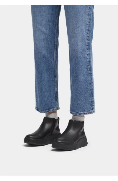 Fitflop F-mode Platform Bootie In Black