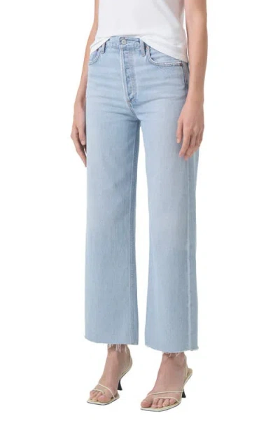 Agolde Ren High Waist Wide Leg Pants In Encounter