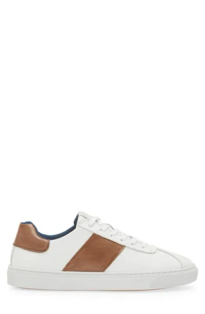G Brown Jolt Low Top Sneaker In White