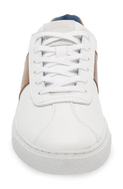 G Brown Jolt Low Top Sneaker In White