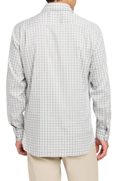 Faherty The Movement Button-up Shirt In Blue