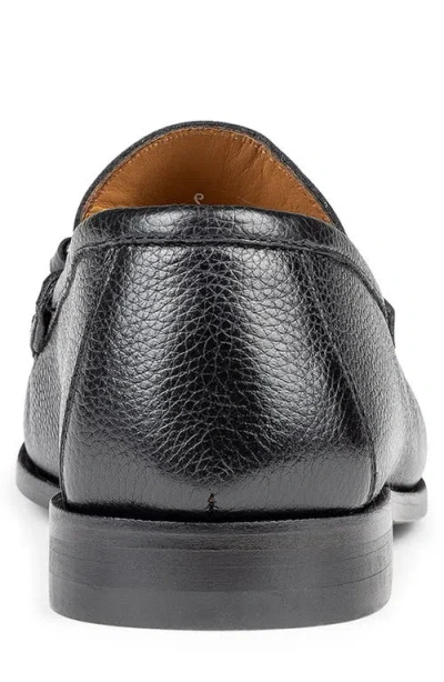 Donald Pliner Danner Tumbled Leather Loafer In Black