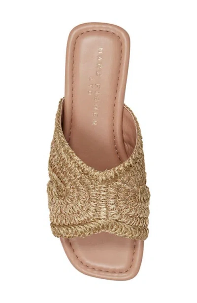 Marc Fisher Ltd Women's Narda Flat Sandal In Gold