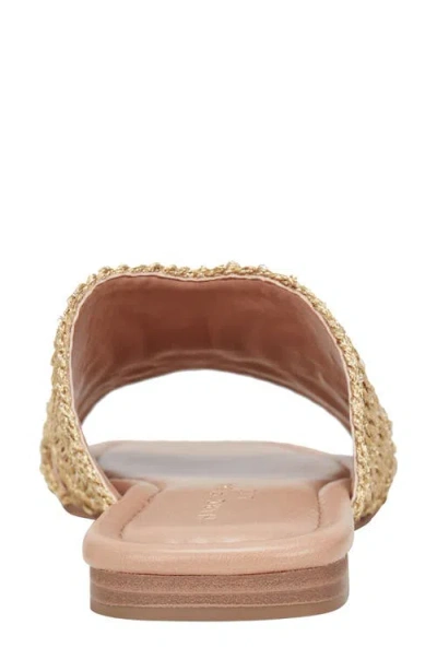 Marc Fisher Ltd Women's Narda Flat Sandal In Gold