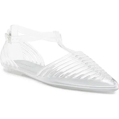 Jeffrey Campbell Squeaky Jelly Flat In Multi