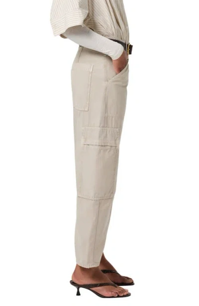 Citizen Of Humanity Citizens Of Humanity Marcelle Low Rise Barrel Cargo Pants In Burnished Quartz