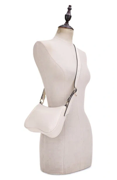 Mali + Lili Alana Recycled Vegan Leather Convertible Crossbody Bag In Brown