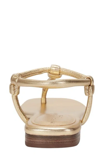 Marc Fisher Ltd Maycee Ankle Strap Sandal In Gold