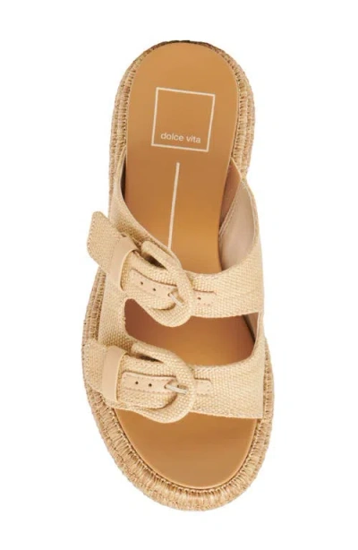 Dolce Vita Witny Platform Espadrille Sandal In Animal Print