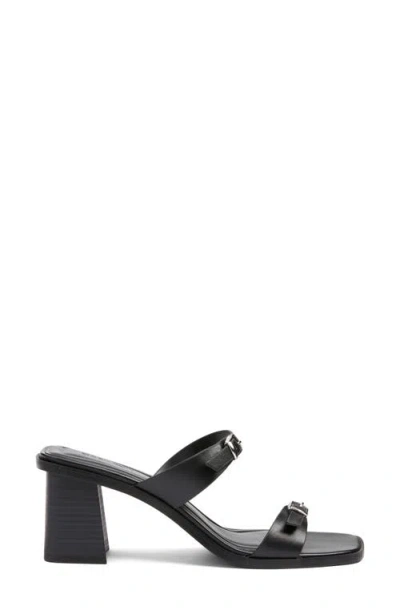 Open Edit Akari Block Heel Sandal In Black