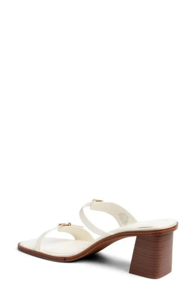Open Edit Akari Block Heel Sandal In White