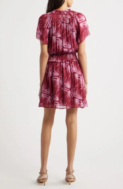 Rails Terrin Botanical Print Ruffle Dress In Brown