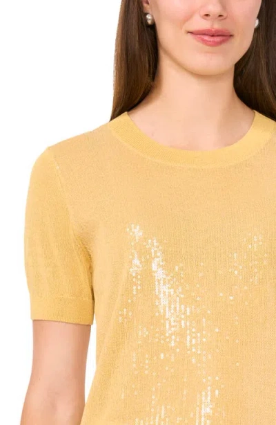 Halogen ® Sequin Sweater In Yellow