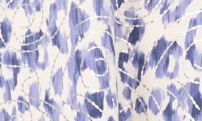 Halogen ® Print Halter Maxi Dress In White