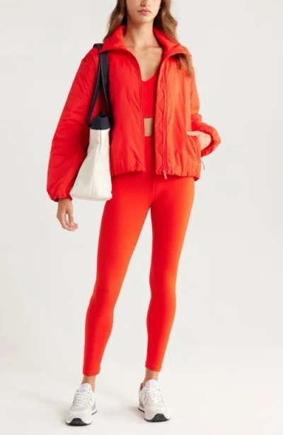 Zella Elevate Insulated Jacket In Red