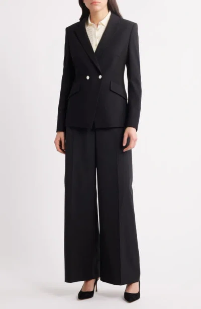 Hugo Boss Boss Jatawa Double Breasted Blazer In Black