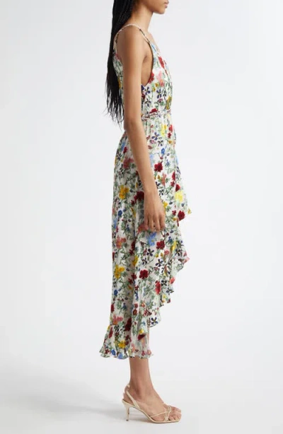 Alice And Olivia Alice + Olivia Tara Printed Long Dress